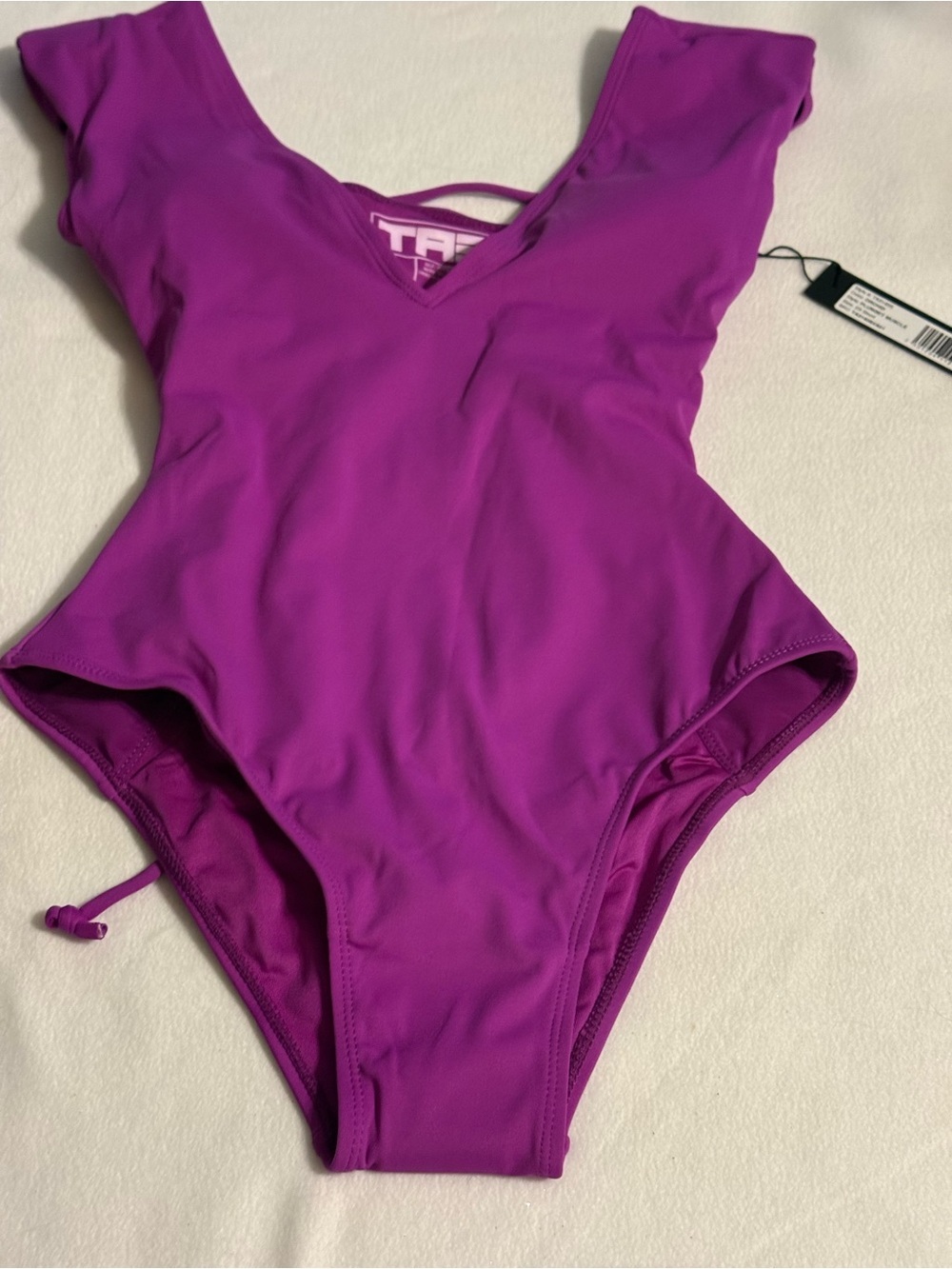 New Ta3 Plungey Muscle Swimsuit. XS/Short. Orchid